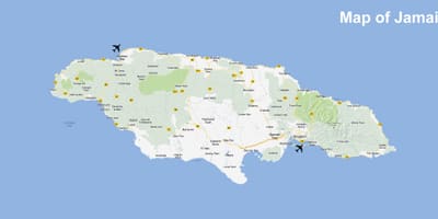 Mapa da praia .. winnifred jamaica