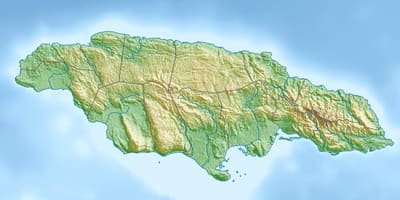Mapa 3d jamaica